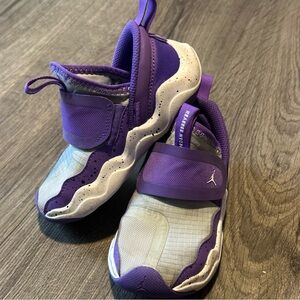 Jordan Kids Sneakers in Purple and Gray